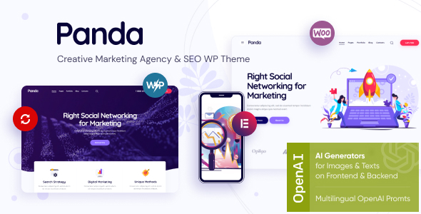 Panda - Marketing WordPress Theme