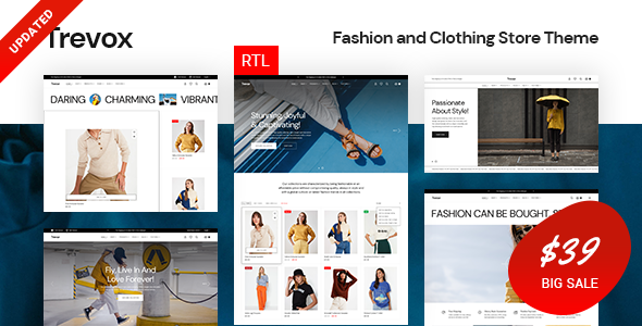 Trevox - Fashion and Clothing Store Theme