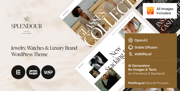 Splendour – Jewelry and Watches WordPress Theme