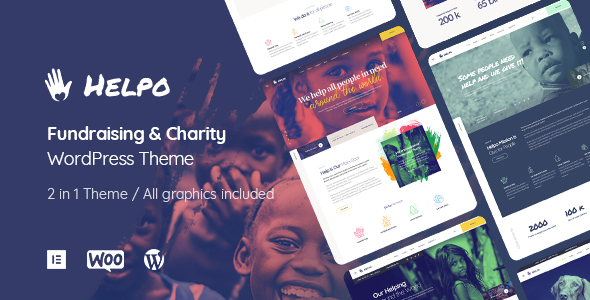 Helpo - Charity and Nonprofit WordPress Theme