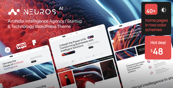 Neuros - AI Agency and Technology WordPress Theme