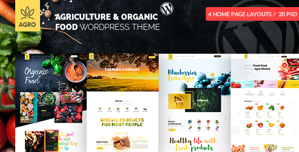 Agro Organic Food & Agriculture Theme