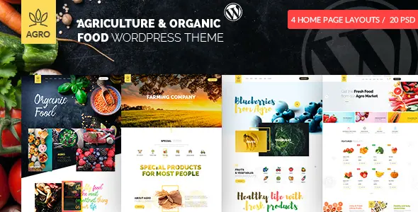 Agro Organic Food & Agriculture Theme