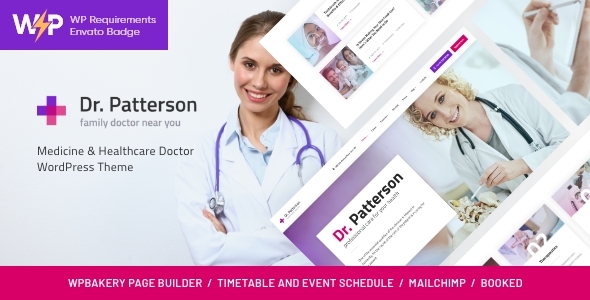 Dr.Patterson | Medicine & Healthcare WordPress Theme