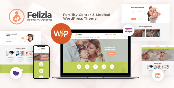 Felizia - Fertility Center and Medical WordPress Theme