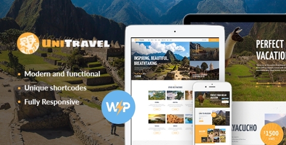UniTravel - Travel Agency and Tourism Bureau WordPress Theme