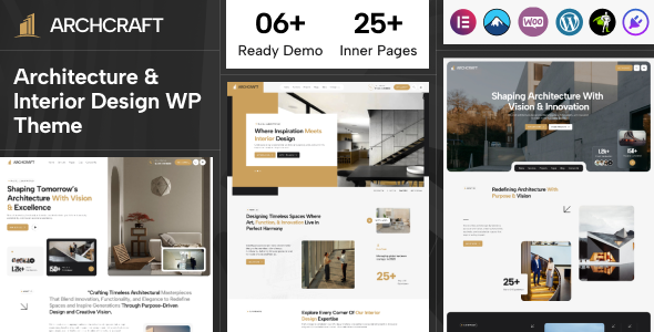 Archcraft - Architecture & Interior Design WordPress Theme