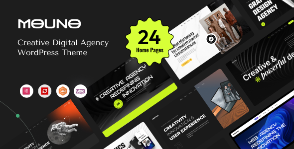 Mouno – Creative Digital Agency WordPress Theme