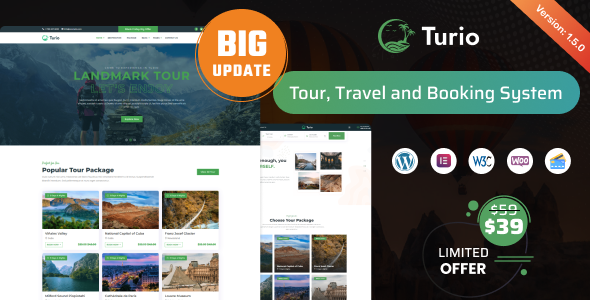 Turio - Tour and Travel WordPress Theme