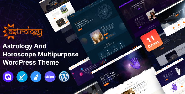 Astrologer – Horoscope and Astrology WordPress Theme