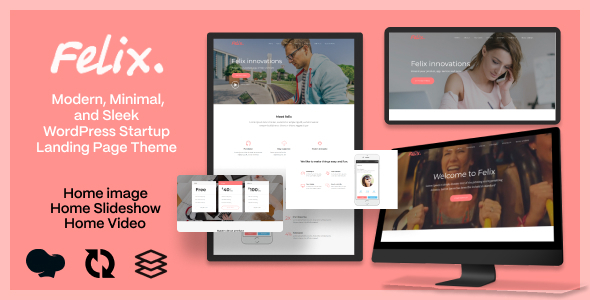 Felix. - Startup Landing Page WordPress ThemeAleb – Event Conference Onepage WordPress Theme