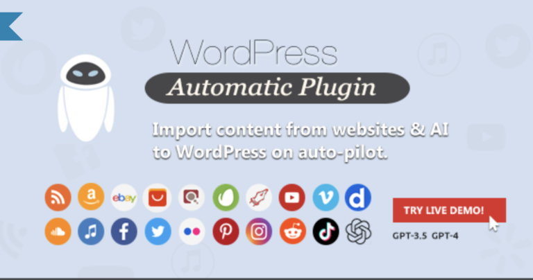 WordPress Automatic Plugin - AI content generator and auto poster plugin