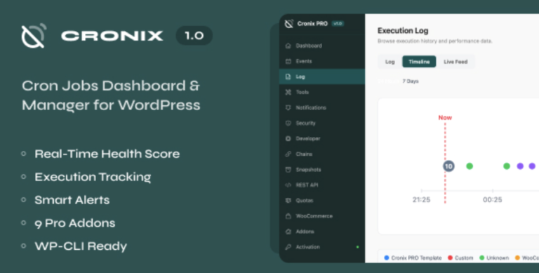 Cronix - Cron Jobs Dashboard & Manager for WordPress
