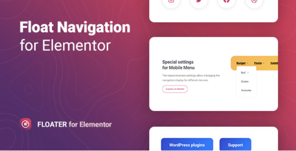 Floater – Sticky Navigation Menu for Elementor