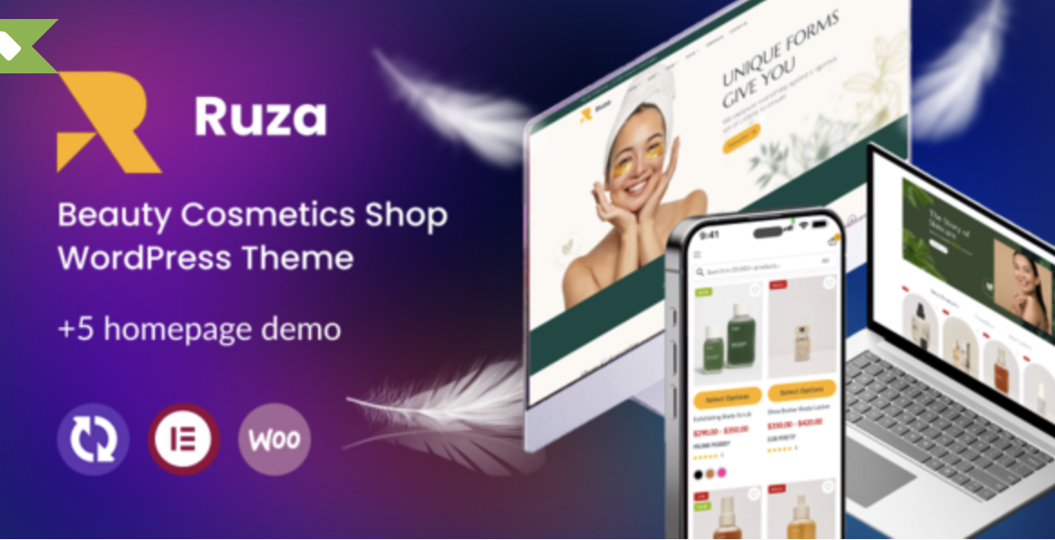 Ruza - Beauty Cosmetics Shop WordPress Theme