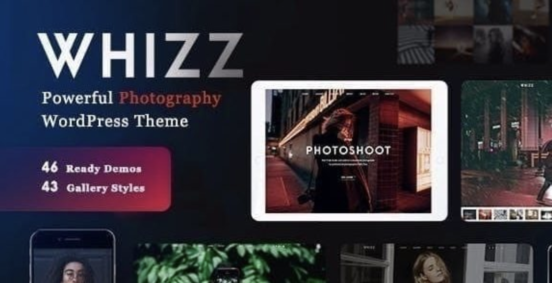 WHIZZ Photography WordPress Theme