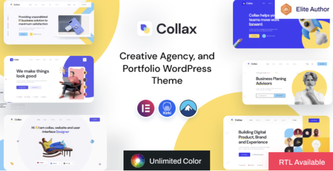 Collax – Creative Agency WordPress Theme