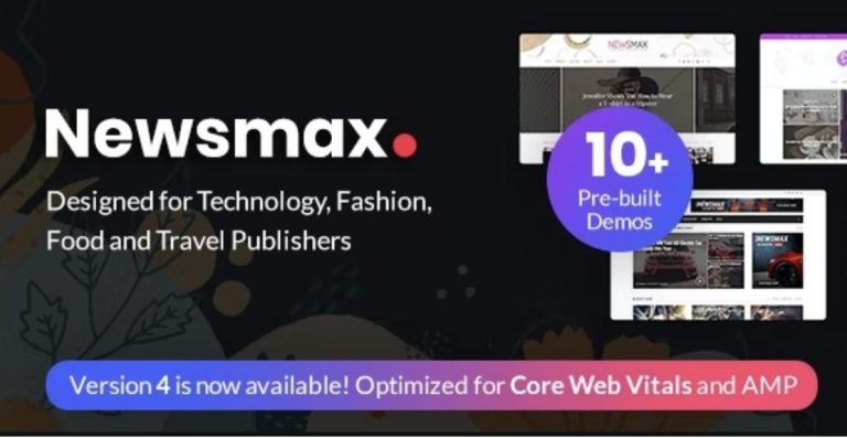 Newsmax – Multi-Purpose News & Magazine Theme