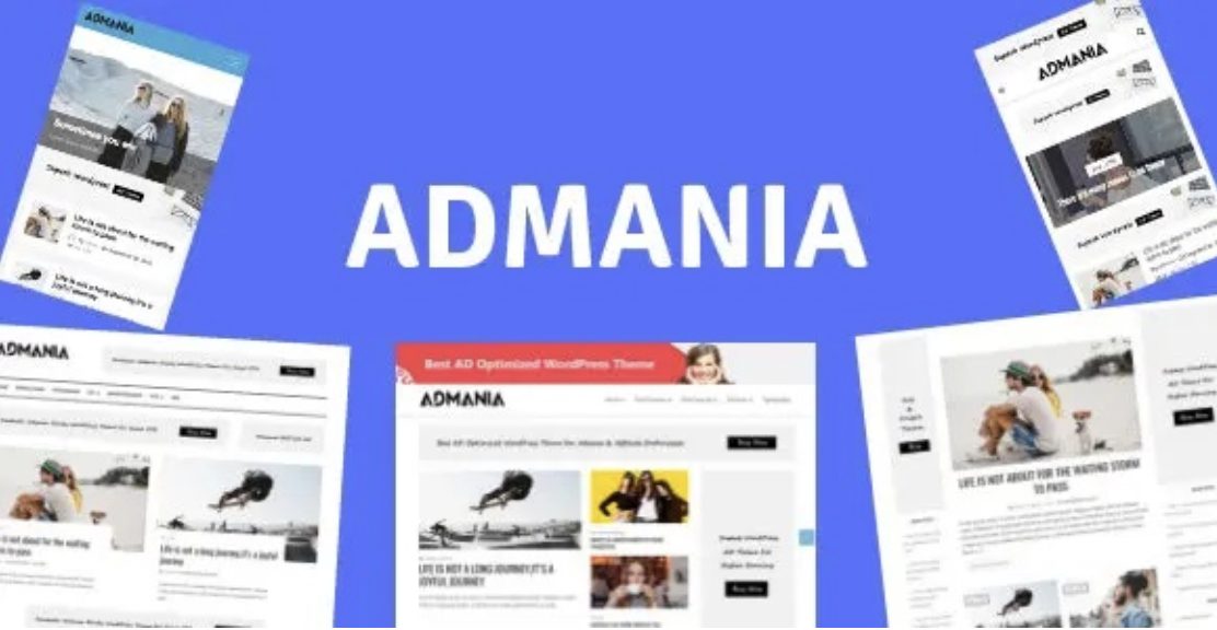 Admania – Adsense WordPress Theme With Gutenberg Compatibility