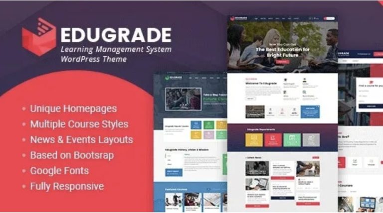 Edugrade - Education WordPress Theme