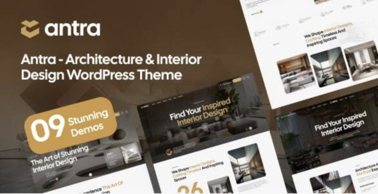 Antra - Architecture & Interior Design WordPress Theme