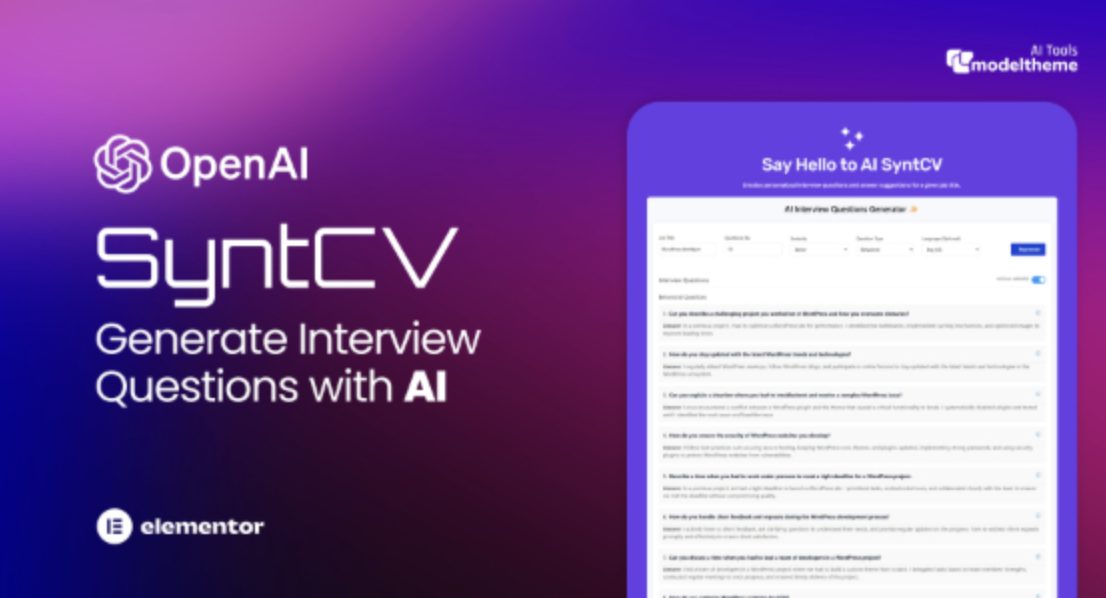SyntCV: AI Interview Questions Generator
