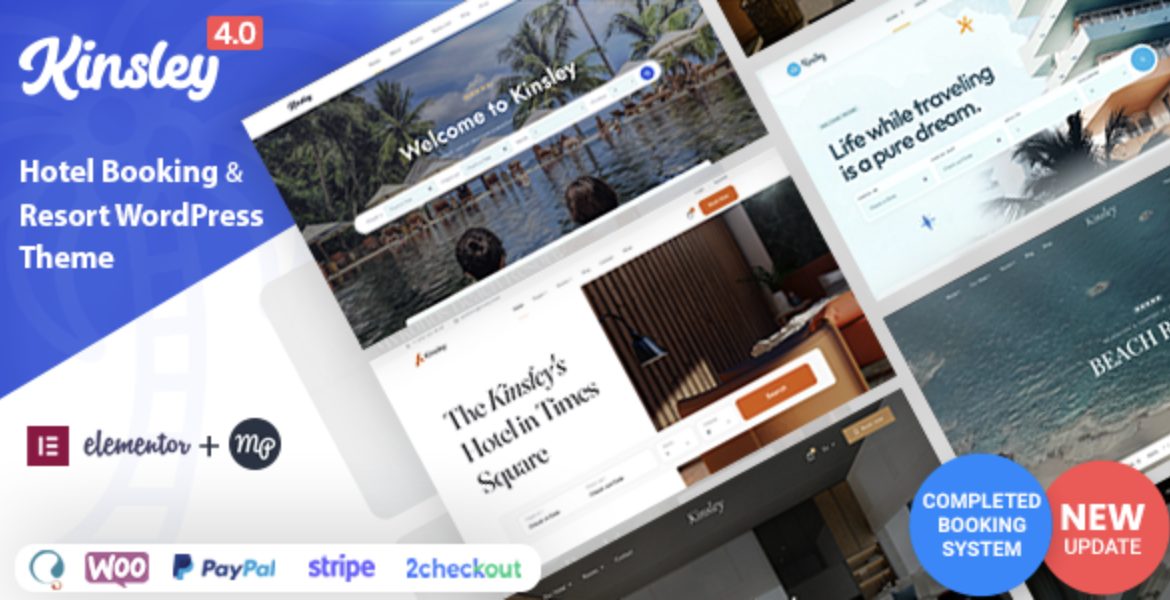 Kinsley – Hotel WordPress Theme