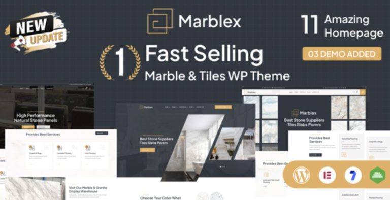Marblex – Marble & Tiles WordPress Theme