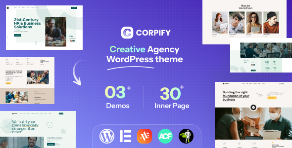 Corpify | Consultant Agency WordPress Theme