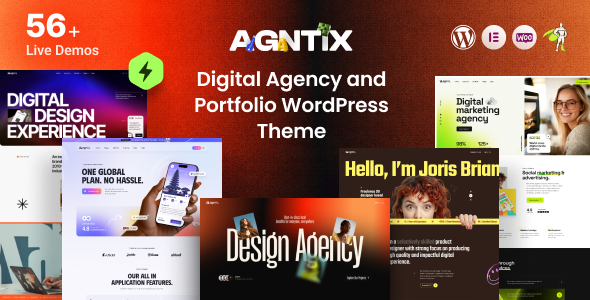 Agntix – Digital Agency and Creative Portfolio WordPress Theme