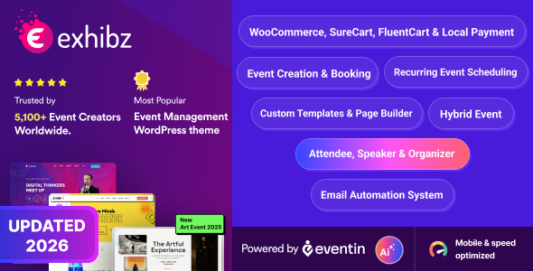 Exhibz – Event Conference WordPress Theme