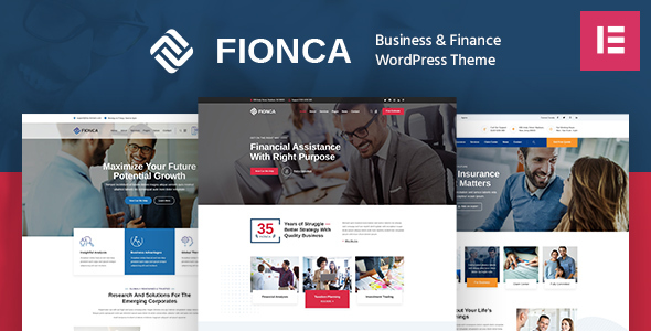 Fionca – Business and Finance WordPress Theme