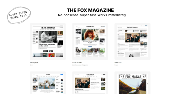 The Fox – Minimal News Magazine WordPress Theme