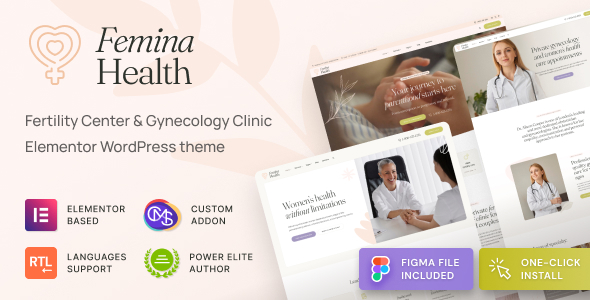 Femina Health - Fertility Clinic Medical WordPress Theme