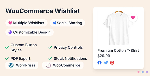 WooCommerce Wishlist - Smart Product Wishlist For WooCommerce