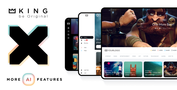 King WordPress Viral Magazine Theme