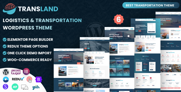 Transland – Transportation & Logistics WordPress Theme