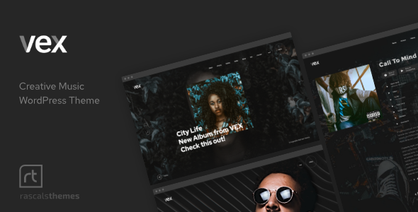 Vex – Creative Music WordPress Theme