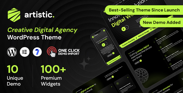 Artistic – Digital Marketing Agency WordPress Theme