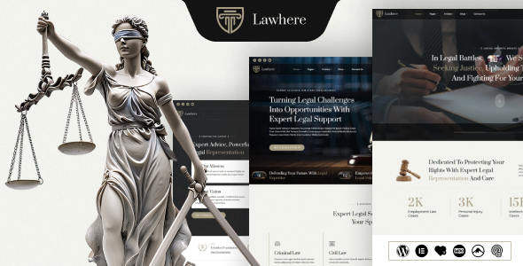 Lawhere – Attorney WordPress Theme