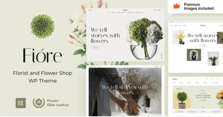 Fiore – Flower Shop Florist eCommerce WordPress Theme