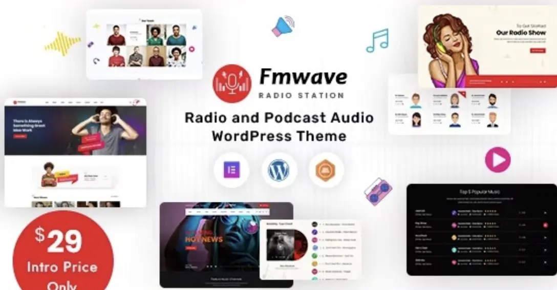 Fmwave – Radio Station WordPress Theme