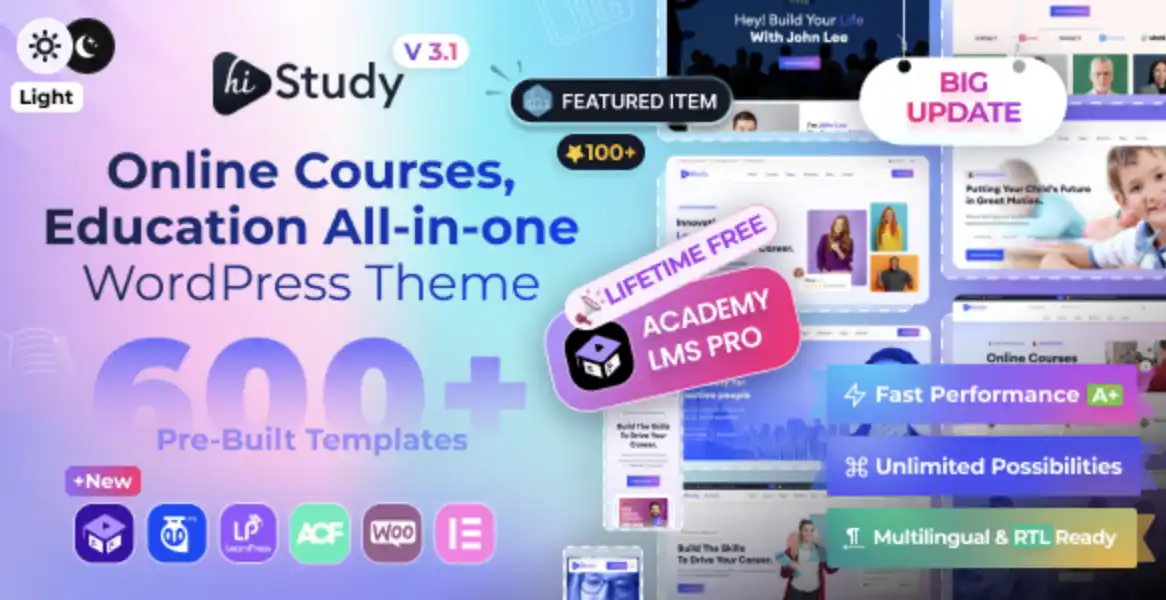 HiStudy - Education WordPress Theme