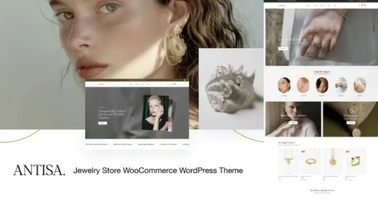 Antisa – Jewelry Store WooCommerce WordPress Theme