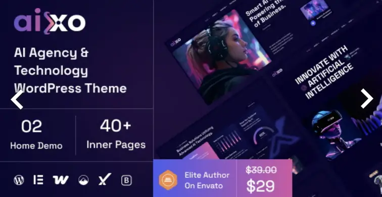 Aixo - AI Agency and Technology WordPress Theme