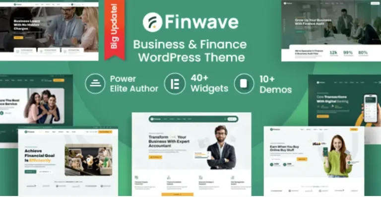 Finwave – Business and Finance WordPress Theme