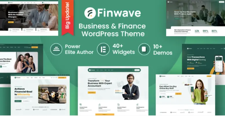 Finwave – Business and Finance WordPress Theme