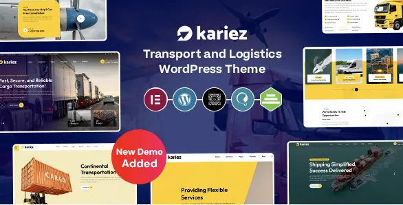 Kariez – Transportation and Logistics WordPress Theme