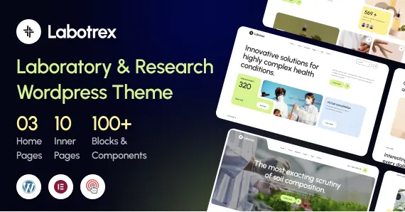 Labotrex – Laboratory and Science Research WordPress Theme