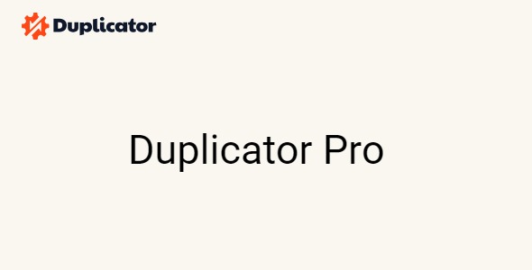 Duplicator Pro Plugin
